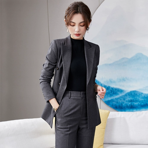 Элитный осенний пиджак классического кроя, комбинезон, в корейском стиле, в британском стиле