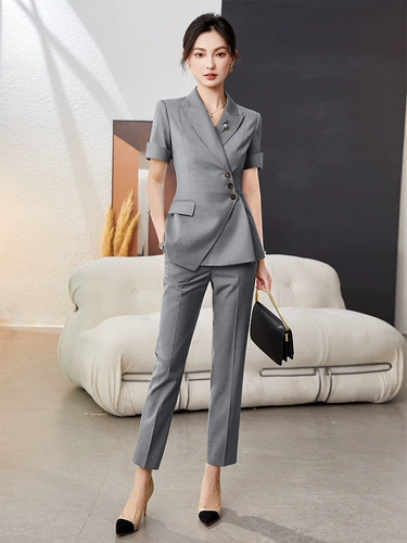 Классический костюм, комплект для отеля, ювелирное украшение для работы, изысканный стиль, яркий броский стиль