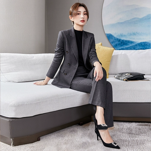 Элитный осенний пиджак классического кроя, комбинезон, в корейском стиле, в британском стиле