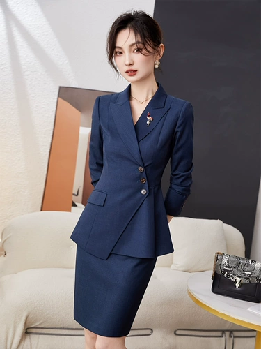 Классический костюм, комплект для отеля, ювелирное украшение для работы, изысканный стиль, яркий броский стиль