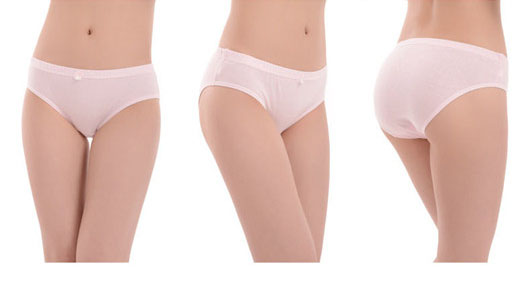 Quần lót cotton nữ mid-eo eo tóm tắt quần cotton thời kỳ sinh lý quần kích thước lớn đồ lót phụ nữ đồ lót dây