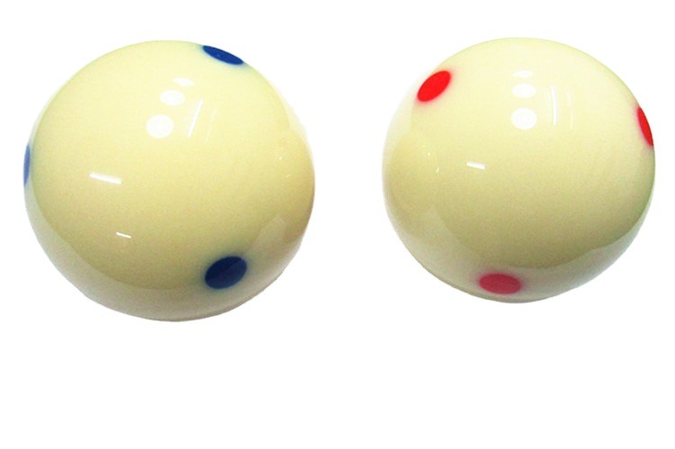 (5pcs)CRYSTAL RED DOT CUE BALL Large NINE-ball Black 8 TRAINING 57 2MM BLUE Dot TV Billiard CUE BALL