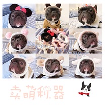 France Britain Pug Corgi pet cat dog cute change into a headgear headband elk Mickey sheep rabbit