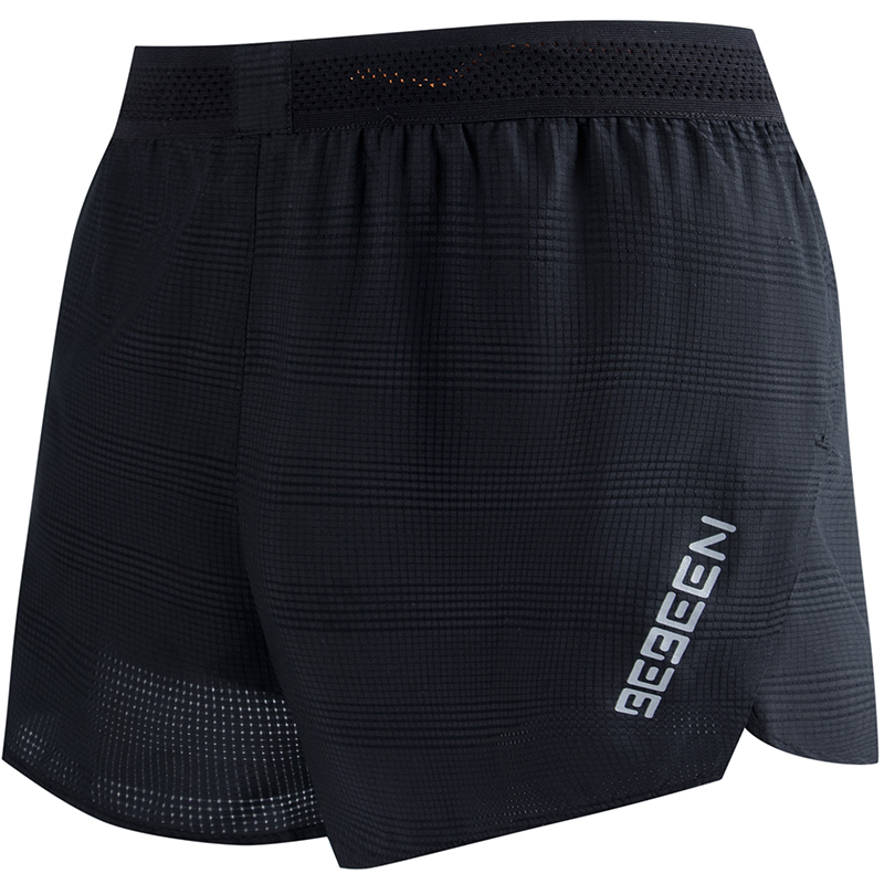 Bebeen North Wall Marathon Racing Sports Running Shorts for Men with Lining, Can Hold a Phone, Moisture-Wicking and Breathable, Three-Quarter Length