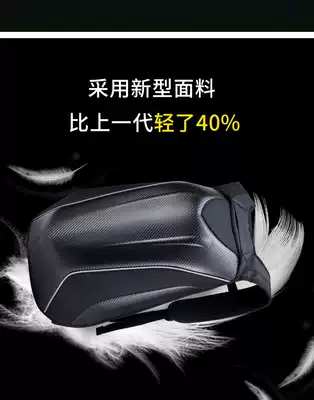 Men's outsourced locomotive Leisure full helmet night cross-country waterproof portable breathable locomotive backpack light Knight bag