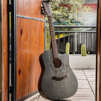 Boys and Girls Beginner single guitar practice students use trend 40 inch solid color adult he beginner spruce wood