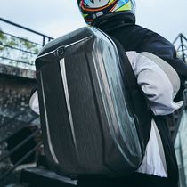 Computer bag sports personality schoolbag men cool black motorcycle bag motorcycle bag riding bag waterproof solid color