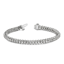 18K gold 3 carat full drill bracelet noble group inlaid full drill bracelet luxury temperament diamond bracelet woman