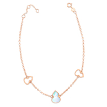 100 Hero 18k rose gold plinth white fritillary bracelet light extravagant and small crowdsourced pendant hand decorated with direct interplay seconds to kill