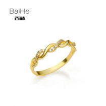 18K gold personality Japanese and Korean diamond ring proposed marriage diamond ring ring female wearing stacked ring