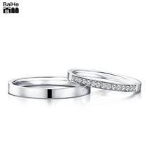 18K gold proposal engagement wedding diamond ring couple ring diamond ring female can be customized platinum rose gold ring