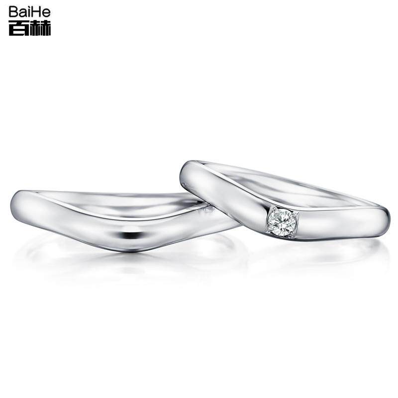 18K gold V glyph couples drill for wedding wedding diamond ring couples to ring diamond ring custom platinum