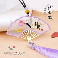 Xiangyun Crane. Подвеска+вышивка