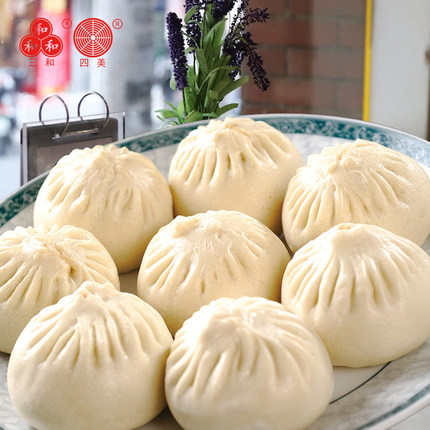 【顺丰速运】四美小笼包子冷冻速冻食品8种口