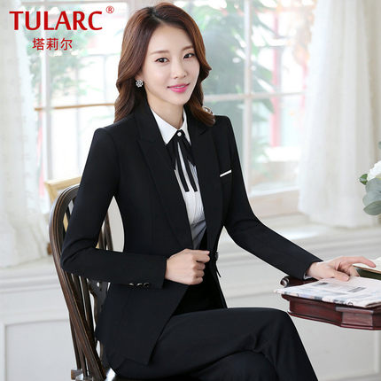 新款职业装女装小西装套装女教师工装商务面试