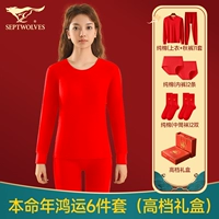 Женский стиль - подарочная коробка Hongyun - набор Pure Cotton x1+ нижнее белье x2+ red socks x2