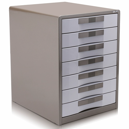 Deli 7 -Layer Lock Metal Desktop Desktop File шкаф для хранения данных Хранения Данных Дисциплина Тестовая бумага Классификация и хранение Поставки 9703