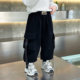 Boys' Autumn Pants, Children's Cargo Pants, Spring, Autumn, and Winter 2025 New Style, Small and Medium-Sized Children's Zippered Pocket Jogger Casual Pants