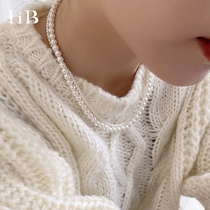 Light Extravagant High Class Superior Multilayer Pearls Necklace Women Summer Fashion Models 2022 New Collarbone Chain Neck Chain Laminations