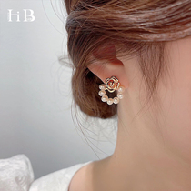 Method Pearl Mountain Tea Wreaths Circle Earrings Earrings Earrings Women Light Extravaganza Superior to 2022 New wave design Sensation Ear Rings