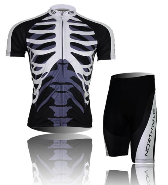 Tour de France cycling suit NW skull bone Northwave summer cycling clothes short-sleeved suit mountain bike suit