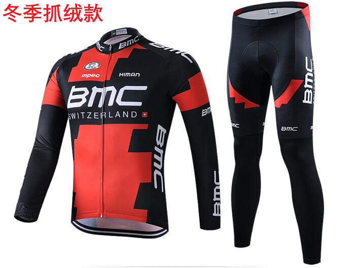 Autumn Winter Plus Suede Warm Riding Suit Bike Long Suit Mountain Bike Long Sleeve Riding Suit Professional Sportswear