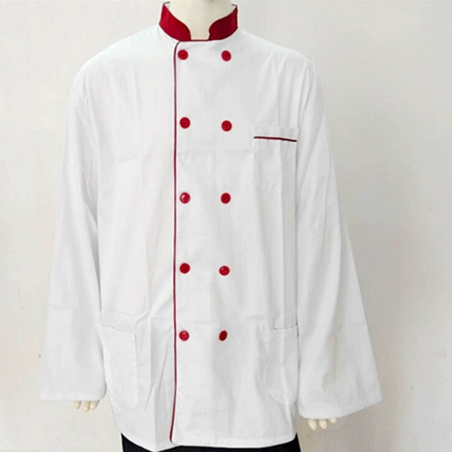 Отель ресторан шеф -повар костюм кухня шеф -повар для рабочей одежды плюс жирной плюс размер длинные рукава очень большой 4xl5xl Chef костюм Men Men Men