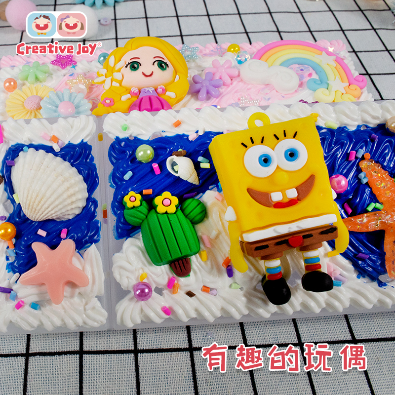 New Polenta Clay Clay Children Diy Handmade Cream Gel Cute Lead Pencil Case Pencil Case Material Package Kit