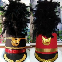 New high-end drum team clothing accessories hat honor guard hat hat drum band hat