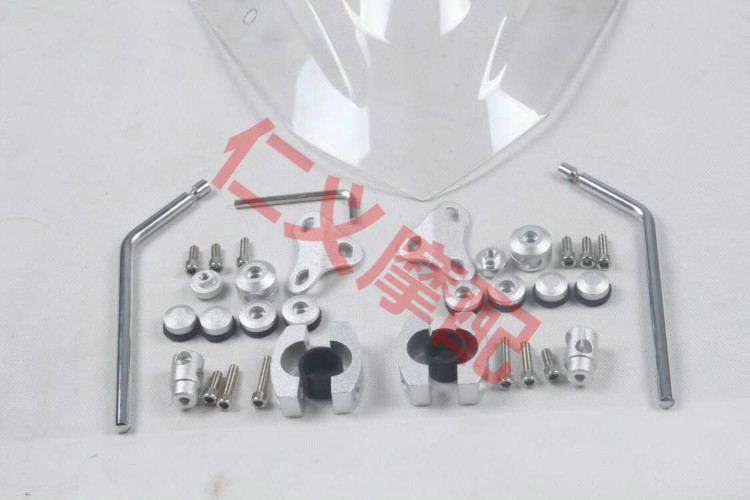 Xe máy phổ biến trong suốt kính chắn gió phía trước plexiglass bảng nhấp nháy Suzuki Yamaha Honda kính chắn gió kính chắn gió vision