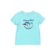 Bacola Children Wear 2019 Summer New Boy Áo thun ngắn tay Hoạt hình Vòng cổ Lớn và trung bình Trẻ em Cotton Top - Áo thun