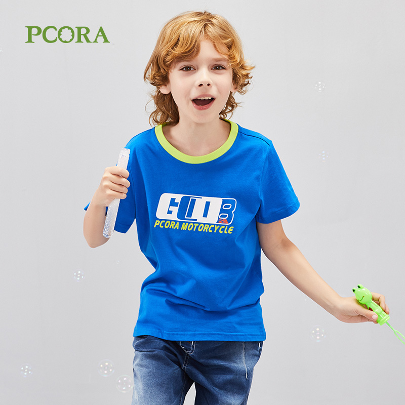 Bakola 2020 mới chàng trai mùa hè váy trẻ em t-shirt cotton trẻ em Hàn Quốc phiên bản của triều đứa trẻ lớn.