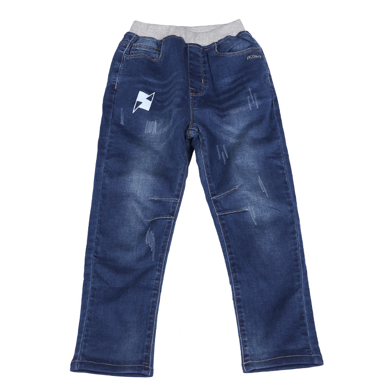 Bacolahan của cậu bé mèo cần phải có quần denim cho mùa thu 2019 / mùa đông vành đai thu vào quần denim giản dị mới.