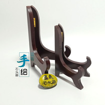Stone Painted Wood Bracket Display Pan Shelf Pendulum base Decorative Pan Handicraft Photo Frame Shelf Bay Tea Cake Spot