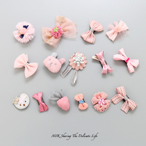 Baby hair accessories hair clip Cute bow cartoon animal hair clip Baby headdress safety small hair card does not hurt hair