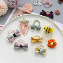 Childrens Hairband trumpet cute fabric Animal Flower baby head rope does not hurt hair leather band baby hair accessories tweeted tweet