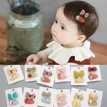 Cute Bow Tie Baby Hair Clip Winter Style Plush BB Clip Baby Clips Head Accessories Children Little Girl Clips Princess