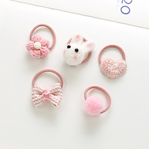 Ishikawa impression winter style felt cartoon baby hair ring not hurt children New Chinese New Years hair wool ball hair adorned with leather fascia