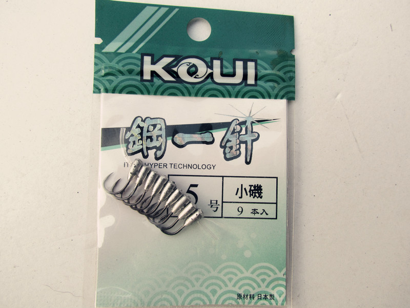 Guangwei steel needle (Koiso)Chaotian hook through the heart buckle line Chaotian hook Tin head hook fish hook