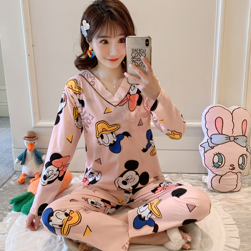 Moon clothes Spring and Autumn cotton postpartum thin maternity pajamas Women's summer nursing maternity nursing clothes April 5
