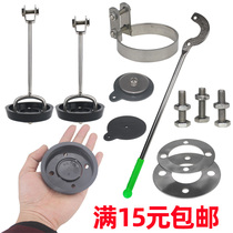 Stainless Steel Pressed Water Well Leather Bowl Rocking Water Pump Manual Wells Pump Home Well Head Accessories