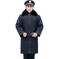 Security work clothes winter clothing thickened cotton coat mens multi-functional cold-proof coat labor insurance uniform winter coat womens