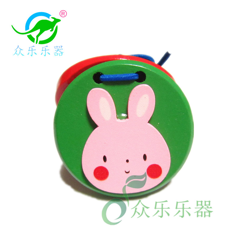 Orff nhạc cụ trẻ em bộ gõ nhạc cụ mẫu giáo bằng gỗ ba loa castanets tròn nhảy ban nhạc đồ chơi trẻ em đồ chơi cho bé sơ sinh