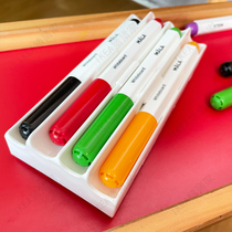 IKEA IKEA Mora whiteboard pen 4 colors with blackboard eraser childrens painting brush safety specials