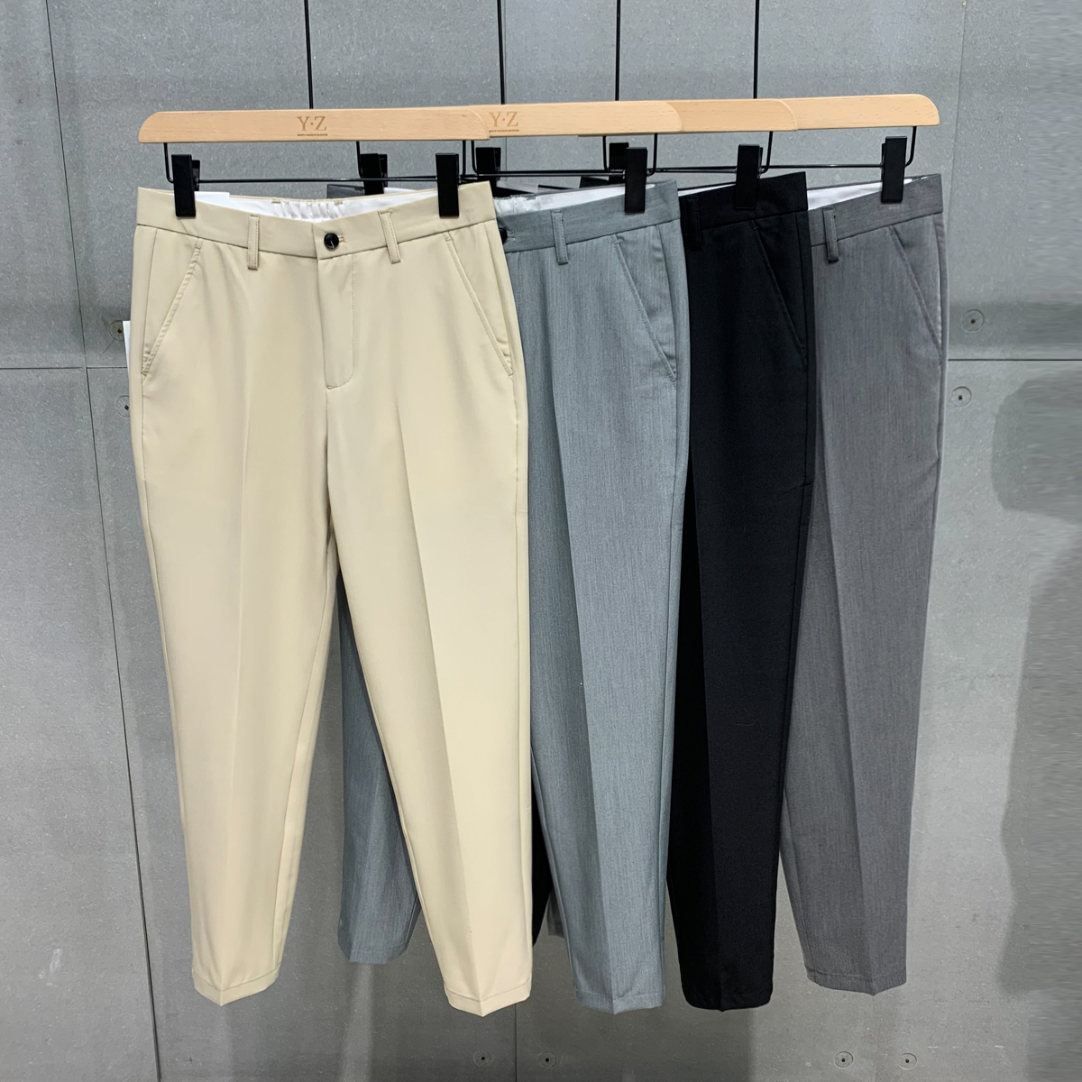 2023 Summer Fever 9 min pants male British men free of hot pants and pants tide - and casual pants