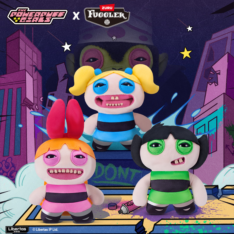Fuggler Genuine Plush Toy of the Powerpuff Girls, a Cute and Quirky Monster, Funny and Trendy Toy Doll 15746 Fuggler Genuine Plush Toy of the Powerpuff Girls, a Cute and Quirky Monster, Funny and Trendy Toy Doll 15746