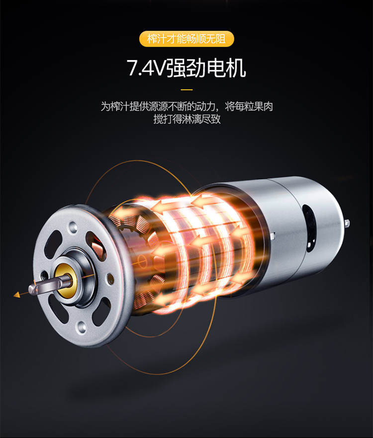 ép hoa quả cầm tay Máy ép trái cây điện Royalstar / Rongshida sạc máy ép trái cây gia đình máy xay sinh to mini