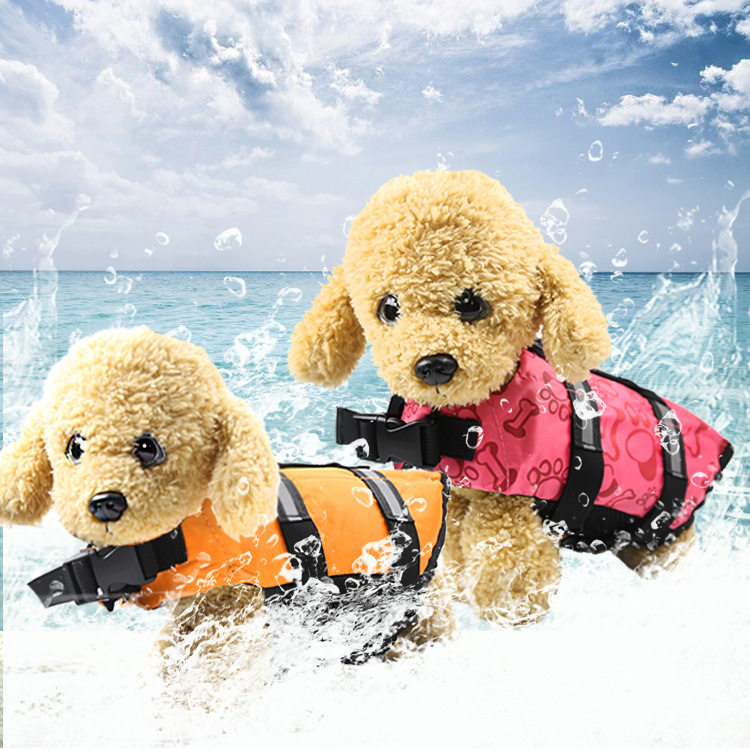 Pet Pooch Life Vest Swimsuit Clothing Items Summer Pets Swimming Clothes Small Mid Sized dog Lifesaving Kitty