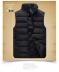Áo vest cotton tùy chỉnh in logo nam và nữ mùa thu đông dày áo vest dày Áo vest cổ đứng áo vest da nam Áo vest cotton