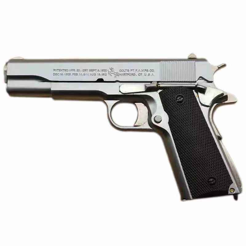 1:2.05 alloy empire all-metal Colt 1911 shell gun assembly model cannot be fired and detachable